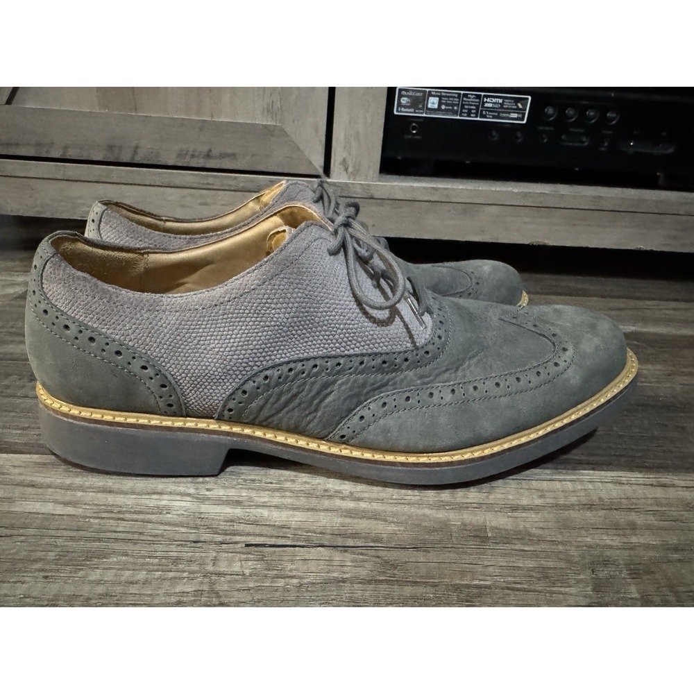 Cole Haan Great Jones Wingtip Oxford  Dark Gull Grey C12153 Men's Shoes Size 11W